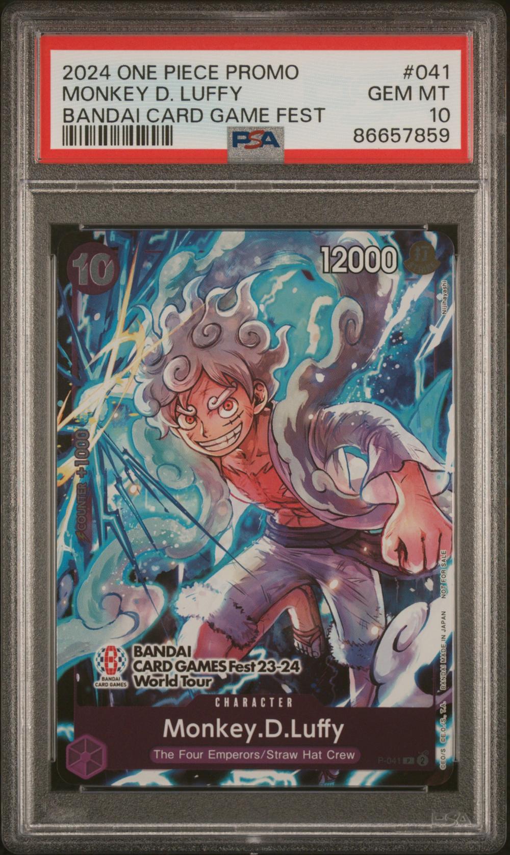 2024 Monkey D. Luffy - One Piece One Piece Promos PSA 10 GEM MINT